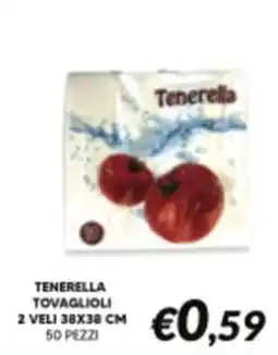 Supermercati Visotto Tenerella tovaglioli offerta