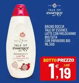 Ard Discount TALE OF essence BAGNODOCCIA LATTE con Melograno Bio offerta