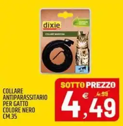 Ard Discount dixie COLLARE ANTIPARASSITARIO PER GATTO offerta