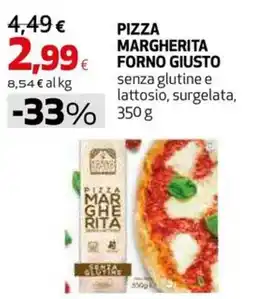 Extracoop PIZZA MARGHERITA FORNO GIUSTO offerta