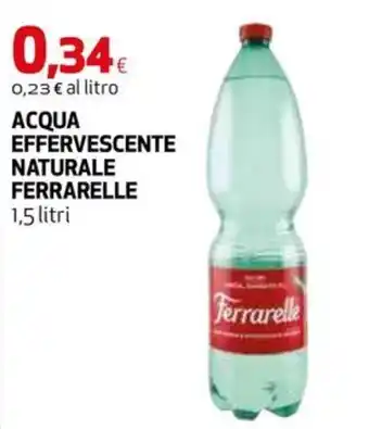 Extracoop Acqua effervescente naturale Ferrarelle offerta