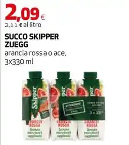 Extracoop Succo Skipper Zuegg offerta