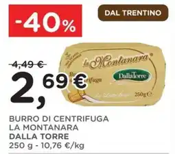 Poli Burro di centrifuga La Montanara Dalla Torre offerta