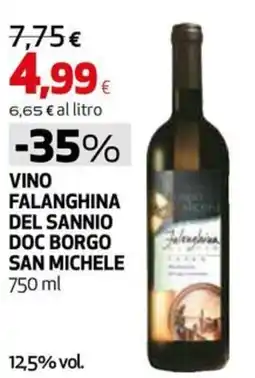 Extracoop Vino Falanghina del Sannio DOC Borgo San Michele offerta