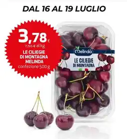 Extracoop LE CILIEGIE DI MONTAGNA MELINDA offerta
