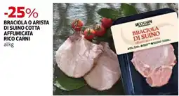 Extracoop Braciola o arista di suino cotta affumicata rico carni offerta