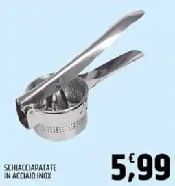 Ard Discount SCHIACCIAPATATE IN ACCIAIO INOX offerta