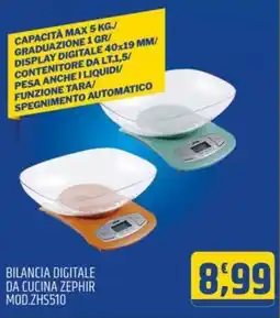 Ard Discount Bilancia Digitale da Cucina ZEPHIR offerta
