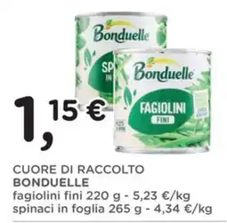 Poli CUORE DI RACCOLTO BONDUELLE offerta