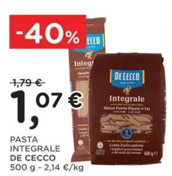 Poli Pasta Integrale De Cecco offerta