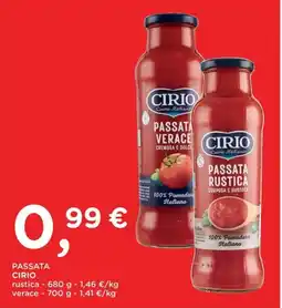 Poli Passata Cirio offerta