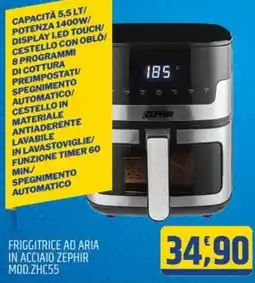 Ard Discount Friggitrice ad aria in acciaio ZEPHIR offerta