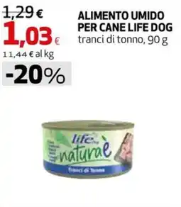 Extracoop ALIMENTO UMIDO PER CANE LIFE DOG offerta
