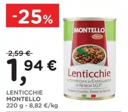 Poli Lenticchie Montello offerta