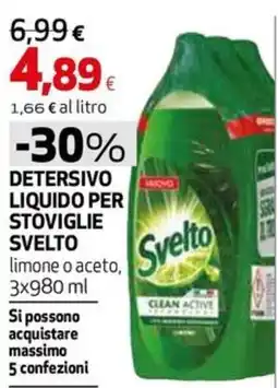 Extracoop Detersivo liquido per stoviglie Svelto offerta