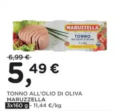Poli TONNO ALL'OLIO DI OLIVA MARUZZELLA offerta