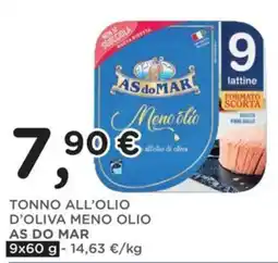 Poli TONNO ALL'OLIO D'OLIVA MENO OLIO AS DO MAR offerta