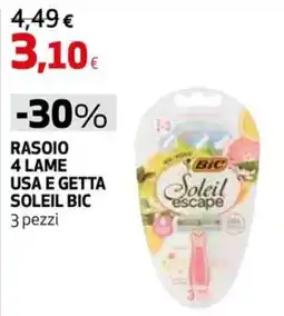 Extracoop Rasoio 4 lame Soleil Bic offerta