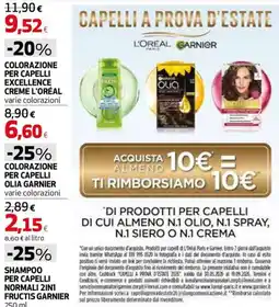 Extracoop Colorazione per capelli Excellence Creme L'Oréal offerta