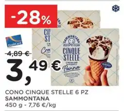 Poli Cono Cinque Stelle Sammontana offerta