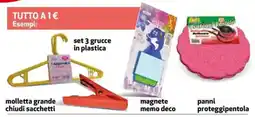 Extracoop set 3 grucce in plastica offerta