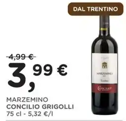 Poli MARZEMINO CONCILIO GRIGOLLI offerta