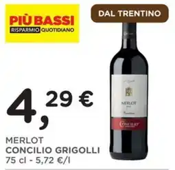 Poli MERLOT CONCILIO GRIGOLLI offerta