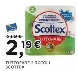 Poli TUTTOFARE 2 ROTOLI SCOTTTEX offerta