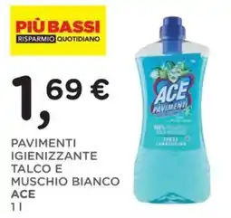 Poli Pavimenti igienizzante talco e muschio bianco ACE offerta