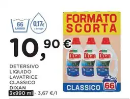 Poli Detersivo liquido lavatrice classico Dixan offerta