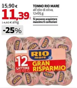 Extracoop TONNO RIO MARE offerta