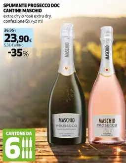 Extracoop Spumante Prosecco DOC Cantine Maschio offerta