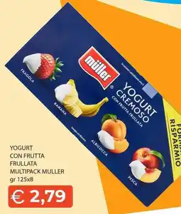 Mercatò Local YOGURT CREMOSO CON FRUTTA FRULLATA MULLER offerta