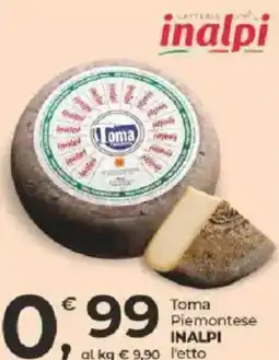 Alter Discount Toma Piemontese INALPI offerta