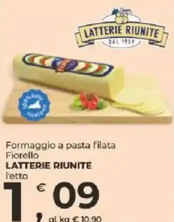 Alter Discount Formaggio a pasta filata Fiorello LATTERIE RIUNITE offerta