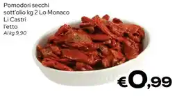MAX Supermercati Pomodori secchi sott'olio Lo Monaco offerta