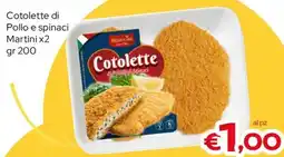 MAX Supermercati Cotolette Martini offerta