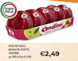 Mercatò Local PESCHE NOCI BIANCHE PIATTE ONDINE offerta