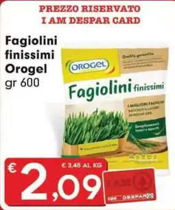DeSpar Express Fagiolini finissimi Orogel offerta