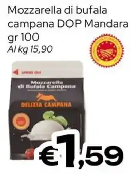 MAX Supermercati Mozzarella di Bufala Campana Mandara offerta
