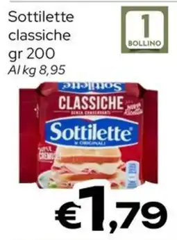 MAX Supermercati Sottilette classiche offerta