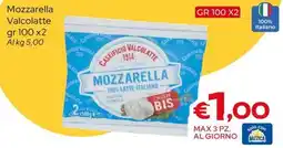 MAX Supermercati Mozzarella Valcolatte offerta