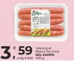 Alter Discount Salsiccia di Pollo e Tacchino DEL CAMPO offerta