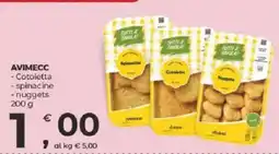 Alter Discount AVIMECC Cotoletta spinacine nuggets offerta