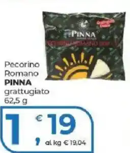 Alter Discount Pecorino Romano PINNA grattugiato offerta