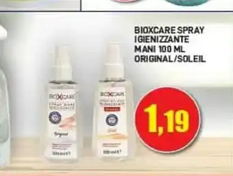 Bioxcare spray igienizzante mani