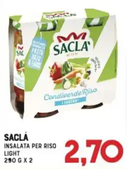 Gran Risparmio SACLÀ INSALATA PER RISO LIGHT offerta