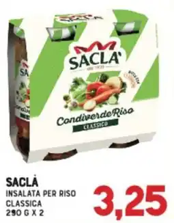 Gran Risparmio Sacla Condiverde Riso Classico offerta