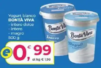 Alter Discount Yogurt bianco BONTÀ VIVA offerta
