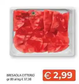 Mercatò Local Bresaola Citterio offerta